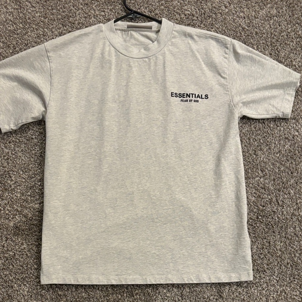 Essentials Light Gray Short Sleeve Tee